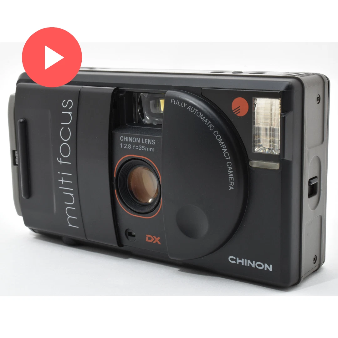 チノン Chinon Auto 3001 CHINON Auto 3001 Multi Focus 35mm Point & Shoot Film Camera f2.8