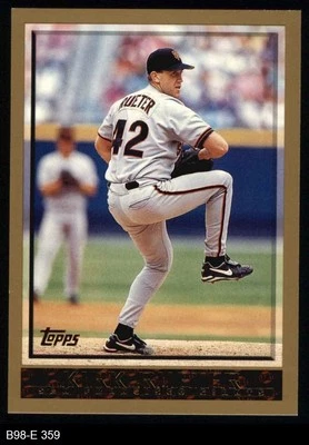 1998 Topps #359 Kirk Rueter Giants 8 - NM/MT - Image 1 of 2