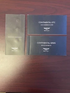 2014 BENTLEY CONTINENTAL GTC Quick Reference Guides OEM USED - Picture 1 of 2