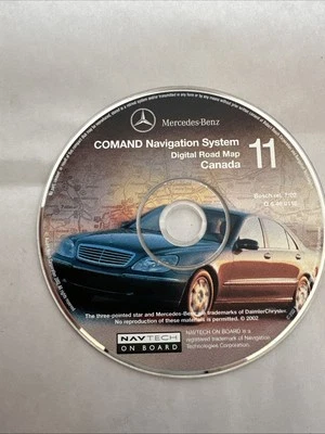 2000-2003 Mercedes Benz Comand  Navigation DISK #11 CANADA  OEM - Image 1 of 4