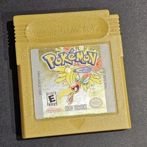 Pokemon Gold Version (Nintendo Gameboy, 2000) AUTHENTIC - NEW BATTERY - TESTED - Picture 1 of 6