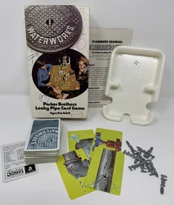 Waterworks - 1972 Parker Brothers Leaky Pipe Card Game - 100% vollständig - Bild 1 von 8