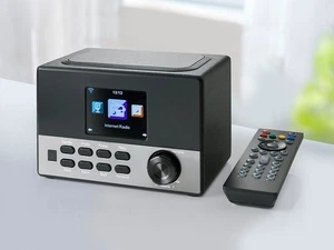 Internetradio mit DAB+ Radio DABRADIO Digitalradio in Schwarz DAB+Radio WiFi - Bild 1 von 4