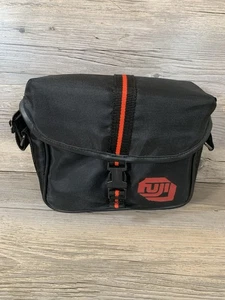 Bolso para cámara Fuji años 90 vintage con correa ajustable y bolsillo exterior negro/rojo - Imagen 1 de 8