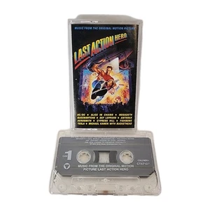 Last Action Hero Cassette Tape Original Music From Motion Picture 1993 AC DC  - Foto 1 di 12
