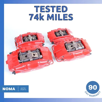 03-06 Jaguar X100 XKR Front & Rear Side Brembo Brake Caliper Set of 4 OEM 74k - Image 1 of 4