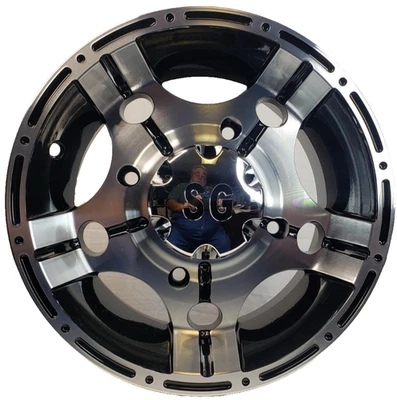 ATV RIM WHEEL some YAMAHA Viking Wolverine 700 850 12x7 4/110 5+2 +10 IRS BM - Image 1 of 4