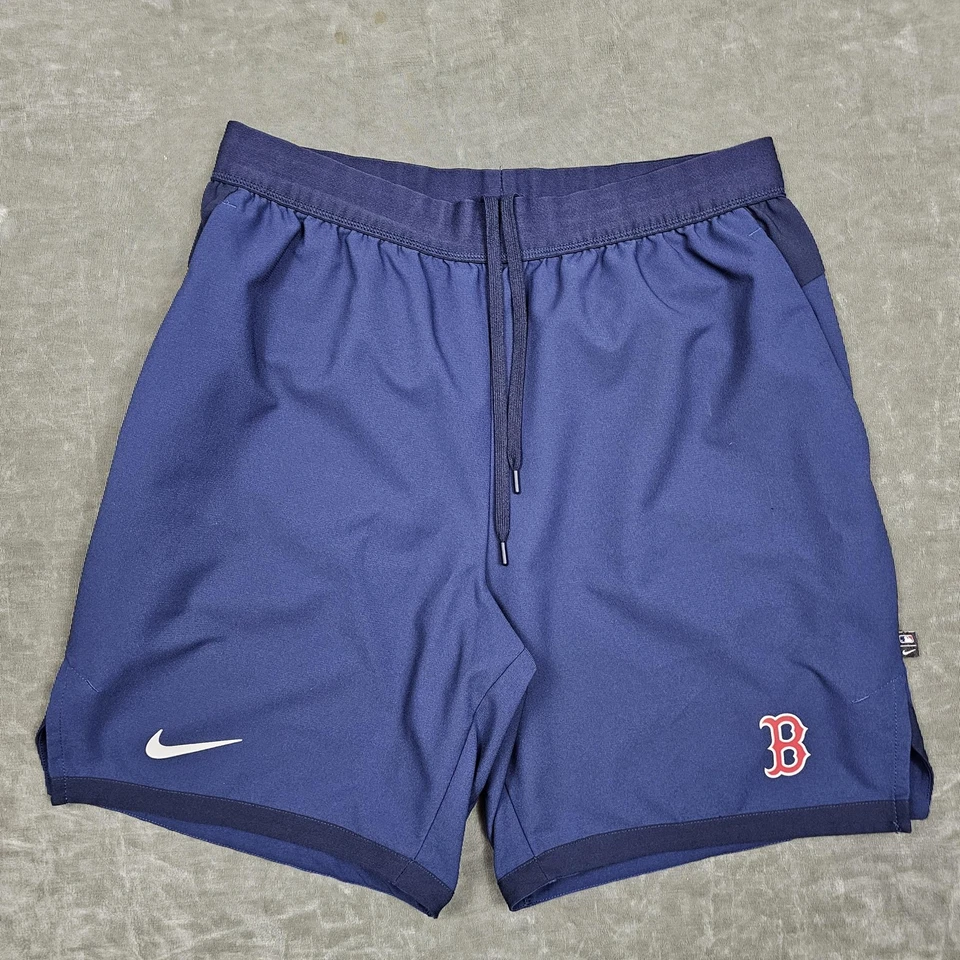 Pantalones Cortos Boston Red Sox Para Hombres Grandes MLB Béisbol Nike Jugador Equipo Edición Pedroia Foto 1 de 4