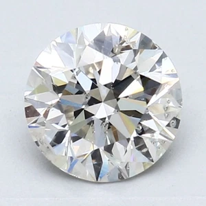 Round 1.70 Carat Cert. AGI Natural Mined Diamond Loose J color SI3 clarity - Picture 1 of 2