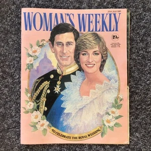 Woman's Weekly 25th July 1981 Royal Wedding Knitting Patterns Recipes Stories - Picture 1 of 1