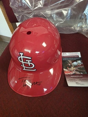Tony LaRussa Signed St. Louis Cardinals Replica Souvenir Batting Helmet (JSACOA) - Image 1 of 4