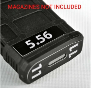 5.56 MAG STICKERS fits MAGPUL PMAG 30 GEN M3 MAGS WHITE NUMBERS 7-12 - Picture 1 of 1