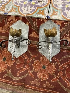 Spanische Wandlampen aus Metall gemischt  - Bild 1 von 12