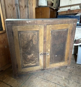 Antique Vintage Primitive Cupboard Cabinet - Picture 1 of 18