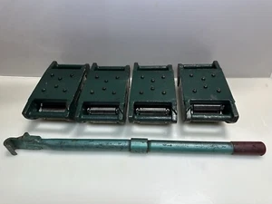 Hilman Rollers 7.5-RD, 4 pc set 30,000 lbs Set + Handle - Picture 1 of 11