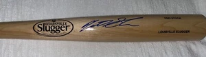 Matt Shaw Cubs Signed Blonde Louisville Slugger Bat Beckett Witness Hologram - Picture 1 of 3