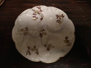 Antique Limoges Haviland C. H. Field Oyster Plate Floral Marked - Picture 1 of 10
