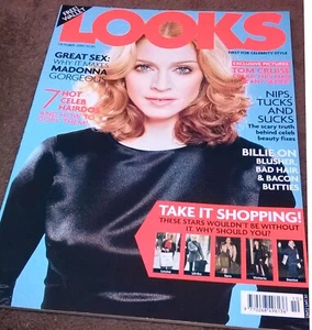 MADONNA on Cover & Within LOOKS Magazine. Oct 2000. Free UK Postage - Picture 1 of 3