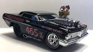 MUSCLE MACHINES 62 PONTIAC CATALINA PESKY PONCHO 1/64 DIE CAST CAR BLACK - Picture 1 of 4