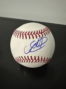 SANDY ALCANTARA Marlins 22 CY YOUNG Signed In-Person Official MLB Baseball COA