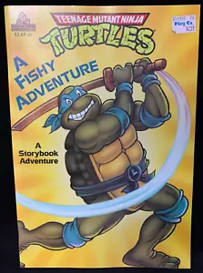 Teenage Mutant Ninja Turtles: A Fishy Adventure 1990 Storybook - Imagen 1 de 3