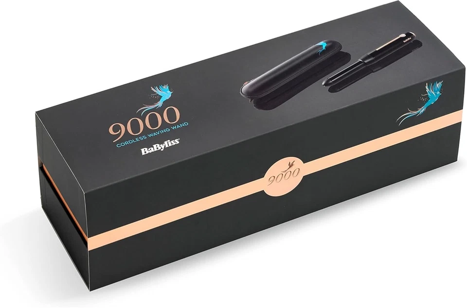 BaByliss 9000 Cordless Waving Wand - 9001U hair waves with charger