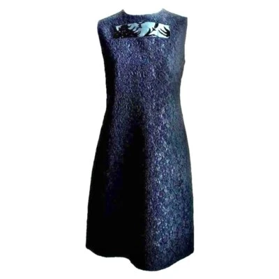 Moschino Cheap and Chic Vintage 90s Brocade Cocktail Dress Size 4 - Image 1 of 4