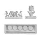 Candlestick Molds Mother Day Holder Silicone Molds 5 Hole Castings Molds