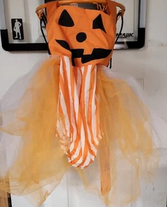 NIÑAS CALABAZA HALLOWEEN DISFRAZ TALLA 100 UE ALREDEDOR 3T-4T EE. UU. - Imagen 1 de 4