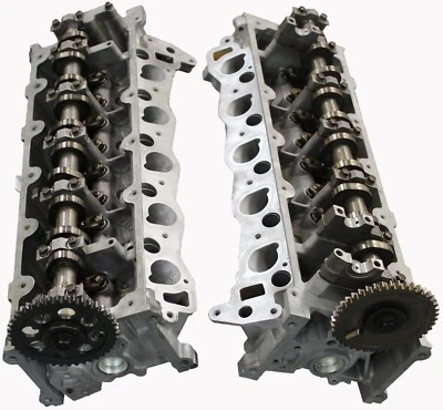 Ford 6.8 SOHC V10 2 VALVE PER CHAMBER Cylinder Heads F-250 F-350 Excursion 00-05 - Image 1 of 2