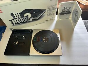 Nintendo Wii DJ Hero Wireless Turntable Controller With DJ Hero 2 Game