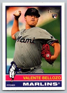 2025 Topps Heritage - Valente Bellozo #216 (RC) - Picture 1 of 2