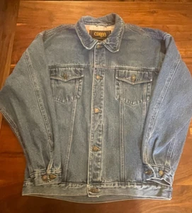 VTG Cobra Brand Jacket Size "X"  Denim   (See Measurements in Photos) Preowned - Picture 1 of 12