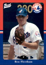 1996 West Palm Beach Expos Best #10 Ben Fleetham Minneapolis Minnesota MN Card