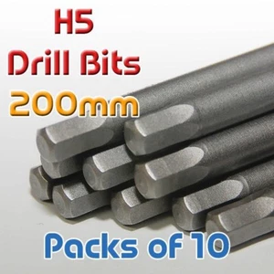 200mm H5 Hex Head - IMPACT TOUGH Screwdriver Drill Bit Hex Shank Magnetic - Picture 1 of 1