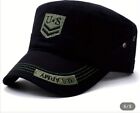 Men's Us Army Embrodered Camo Flat Cap