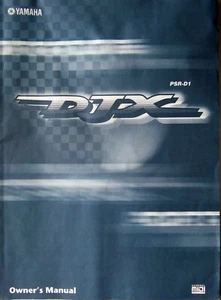 Original Owner's Manual for YAMAHA DJX Groove Synth Sampler Midi Keyboard PSR-D1 - Picture 1 of 4