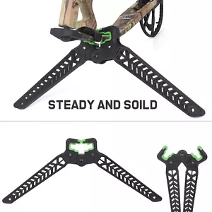 Archery Bow Kick Stand Holder Scissor for Compound Bow Target Hunting Bow Rack - Picture 1 of 8