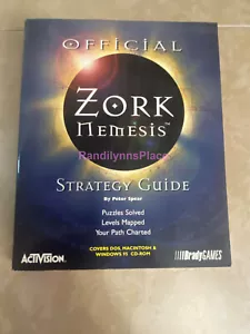 Official ZORK Nemesis Strategy Guide, Activision/Brady 1996 Peter Spear SC - Foto 1 di 8