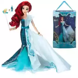 DISNEY DESIGNER MASQUERADE LIMITED EDITION ARIEL DOLL LITTLE MERMAID NIB - Afbeelding 1 van 3