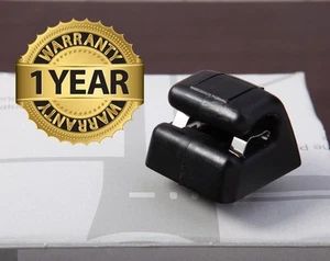 UK STOCK X2 BLACK LIGHTED Sun Visor Clip for Mercedes Benz W123 W124 W201 W126 - Picture 1 of 3