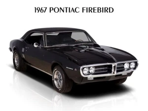 1967 Pontiac Firebird in Black NEW METAL SIGN: 9x12" Free Shipping - Picture 1 of 1