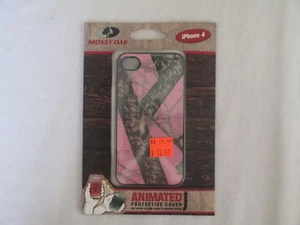PANGEA - APPLE IPHONE 4 - MOSSY OAK PINK CAMO 3D DIMENSIONAL - CELL PHONE CASE - Picture 1 of 4