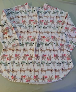Top de pijama para mujer Laura Taylor Country Collection 100 % algodón talla única - Imagen 1 de 5