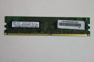 LENOVO 41A1296 1GB 240 PIN 1RX8 PC2-5300U DIMM MEMORY SAMSUNG M378T2863QZS-CE6 - Picture 1 of 4