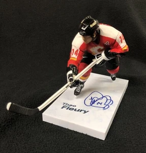 Theo Fleury Signed Calgary Flames McFarlane Figure Theoren - Picture 1 of 1