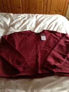 Girls. Ladies crop top. Burgundy. Size 2x small primark - Picture 1 of 2