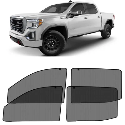 Parasol magnético para ventana de coche para GMC Sierra 2019-2024 doble cabina nuevo Foto 1 de 4