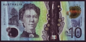 AUSTRALIA • 2017 • Billete de $10 con gran número de serie • BC17 1144455 - Imagen 1 de 2