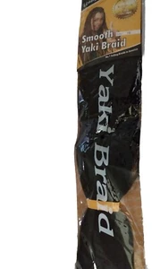 Urban Beauty Smooth Yaki Braid Hair Extensions Color 1B - Picture 1 of 3